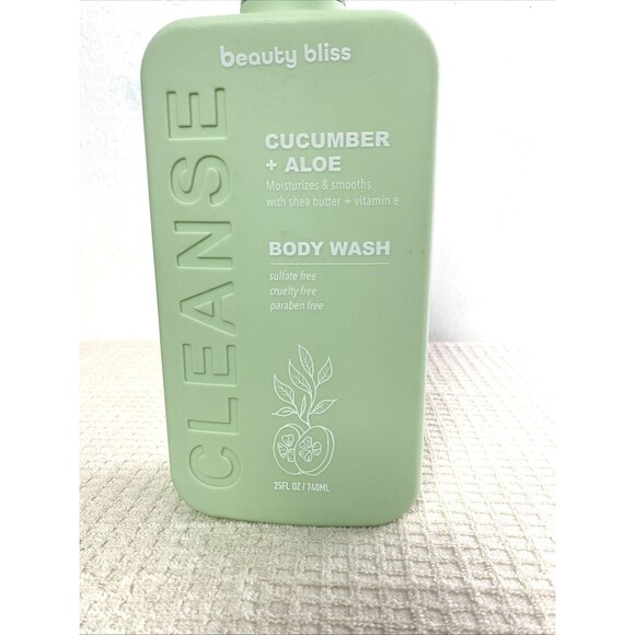 Beauty Bliss Cucumber & Aloe Moisturizing Body Wash 25 fl oz - Picture 3 of 7